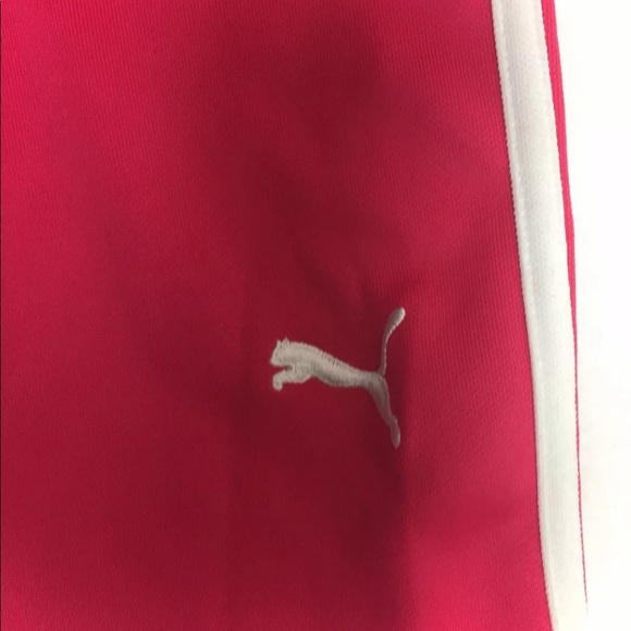 PUMA Girls RASPBERRY PINK Track Pants SIZE LARGE - Picture 4 of 7